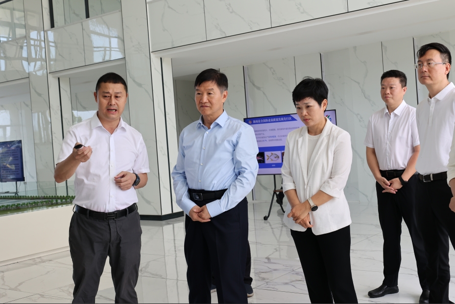 海南省委副書記，省長劉小明到晨海調研